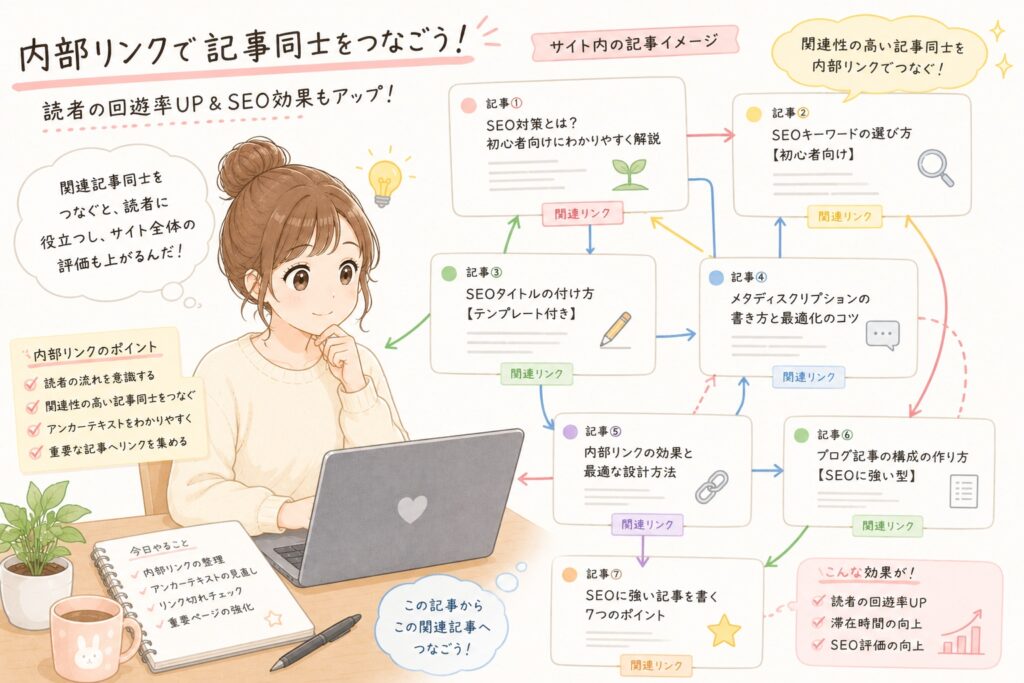 【初心者向け】SEOで重要な“内部リンク”とは？検索に強いサイトの作り方