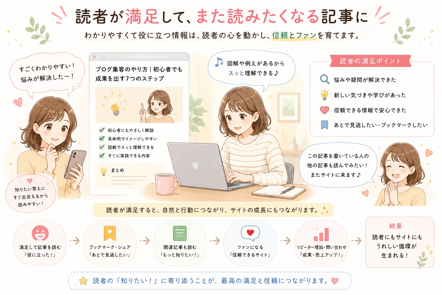 読者満足度